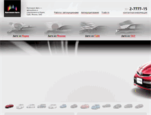 Tablet Screenshot of continent-auto.com
